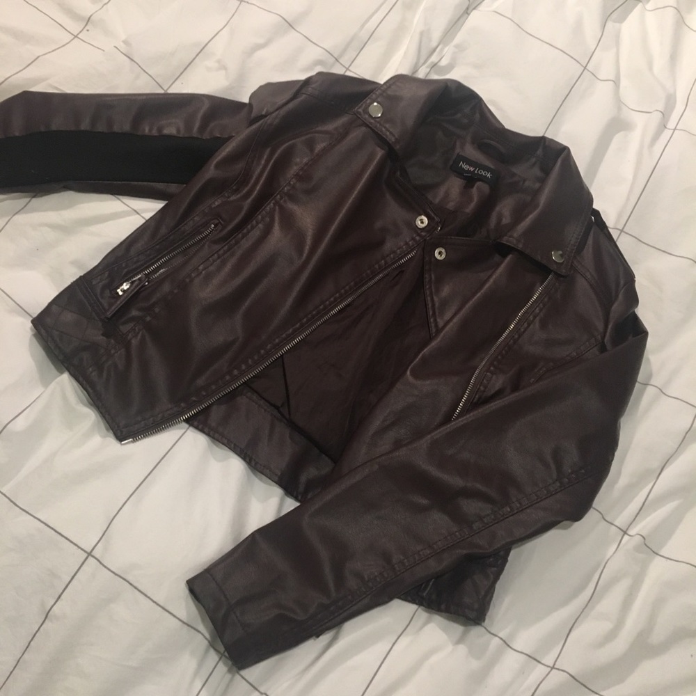 New Look Faux Leather Motor Jacket